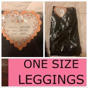 Black OS Leggings